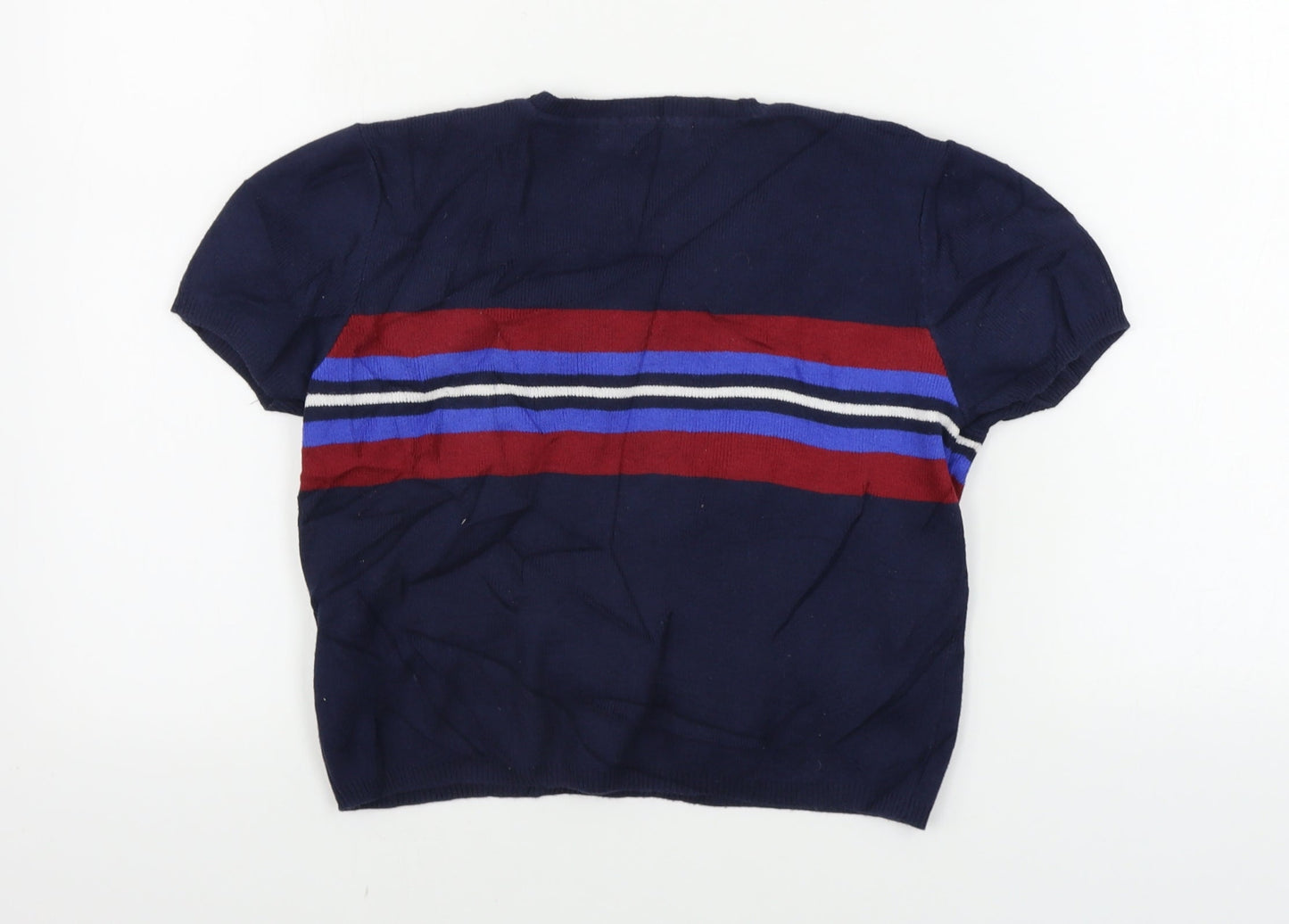 FOREVER 21  Womens Blue Striped  Pullover Jumper Size M