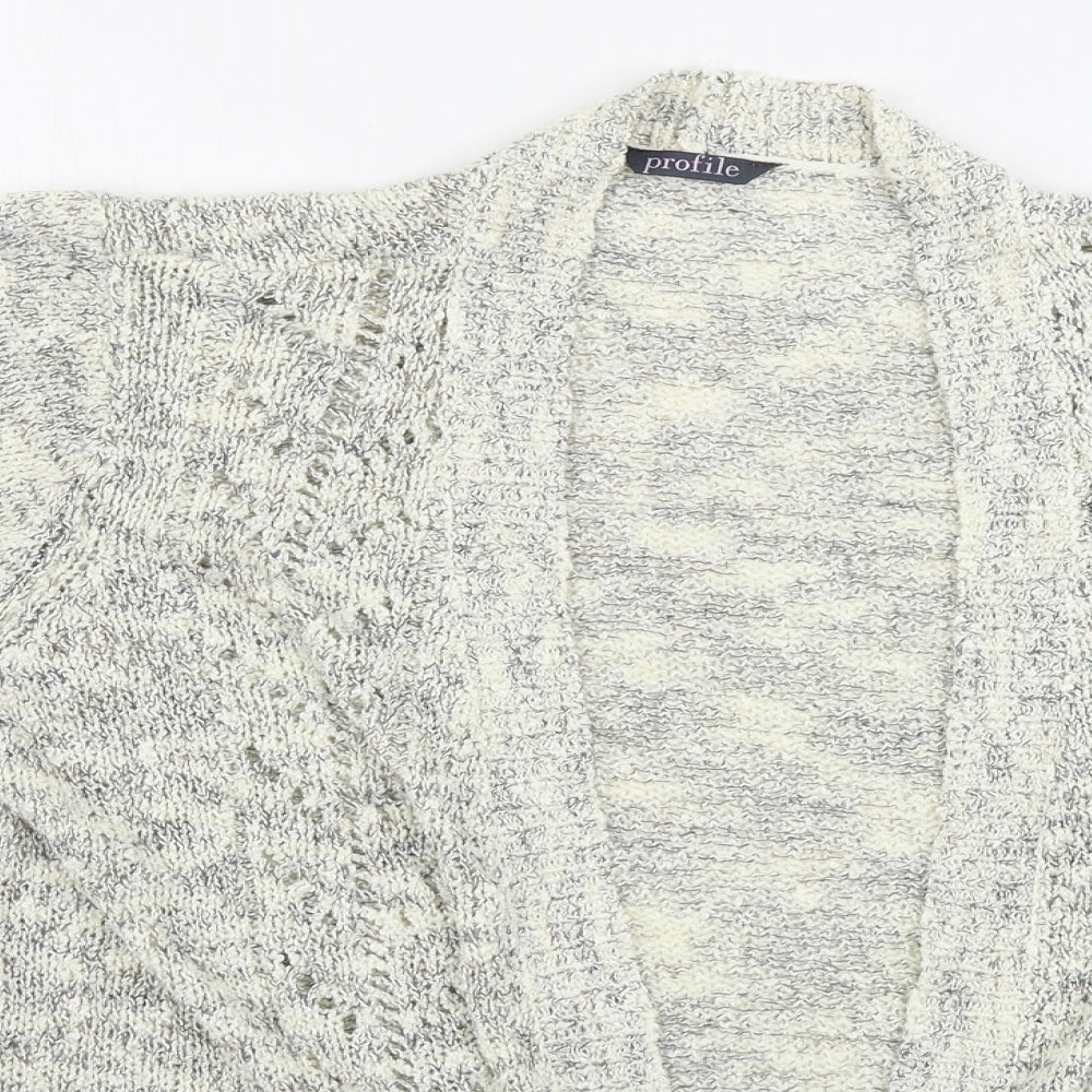 Womens UK Size 18 Profile Beige Cardigan Jumper