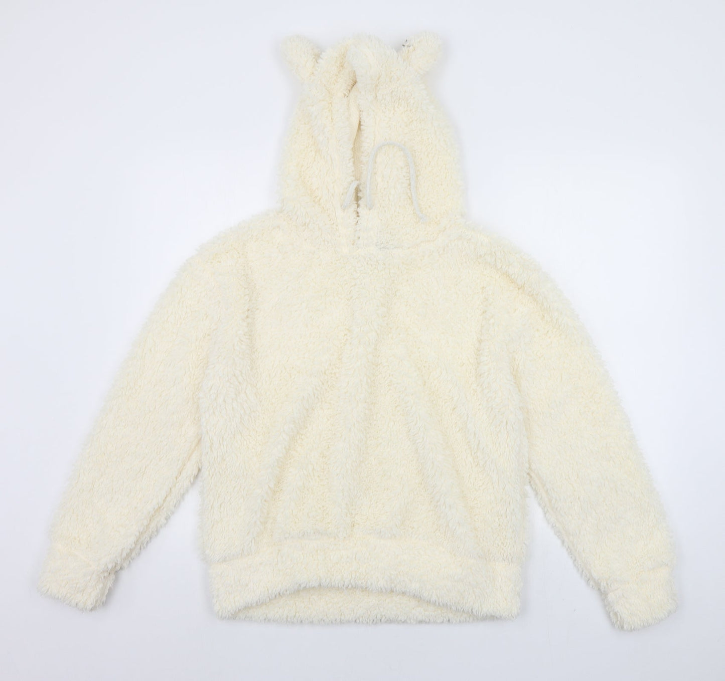 Womens UK Size S PRETTYLITTLETHING White Pullover Jumper