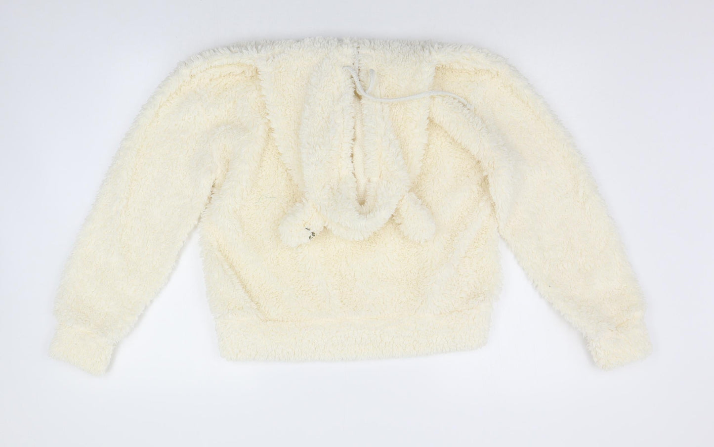 Womens UK Size S PRETTYLITTLETHING White Pullover Jumper