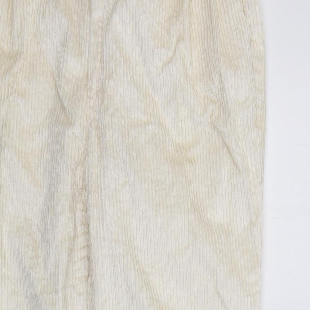 Womens UK Size 16 Brandtex Regular Fit  Beige Trousers