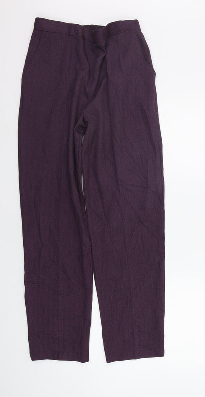 Womens UK Size 14 emma collection Regular Fit  Purple Trousers