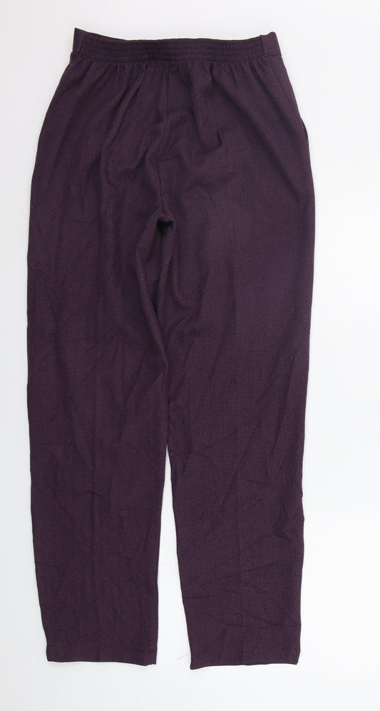 Womens UK Size 14 emma collection Regular Fit  Purple Trousers