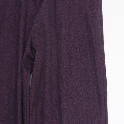 Womens UK Size 14 emma collection Regular Fit  Purple Trousers