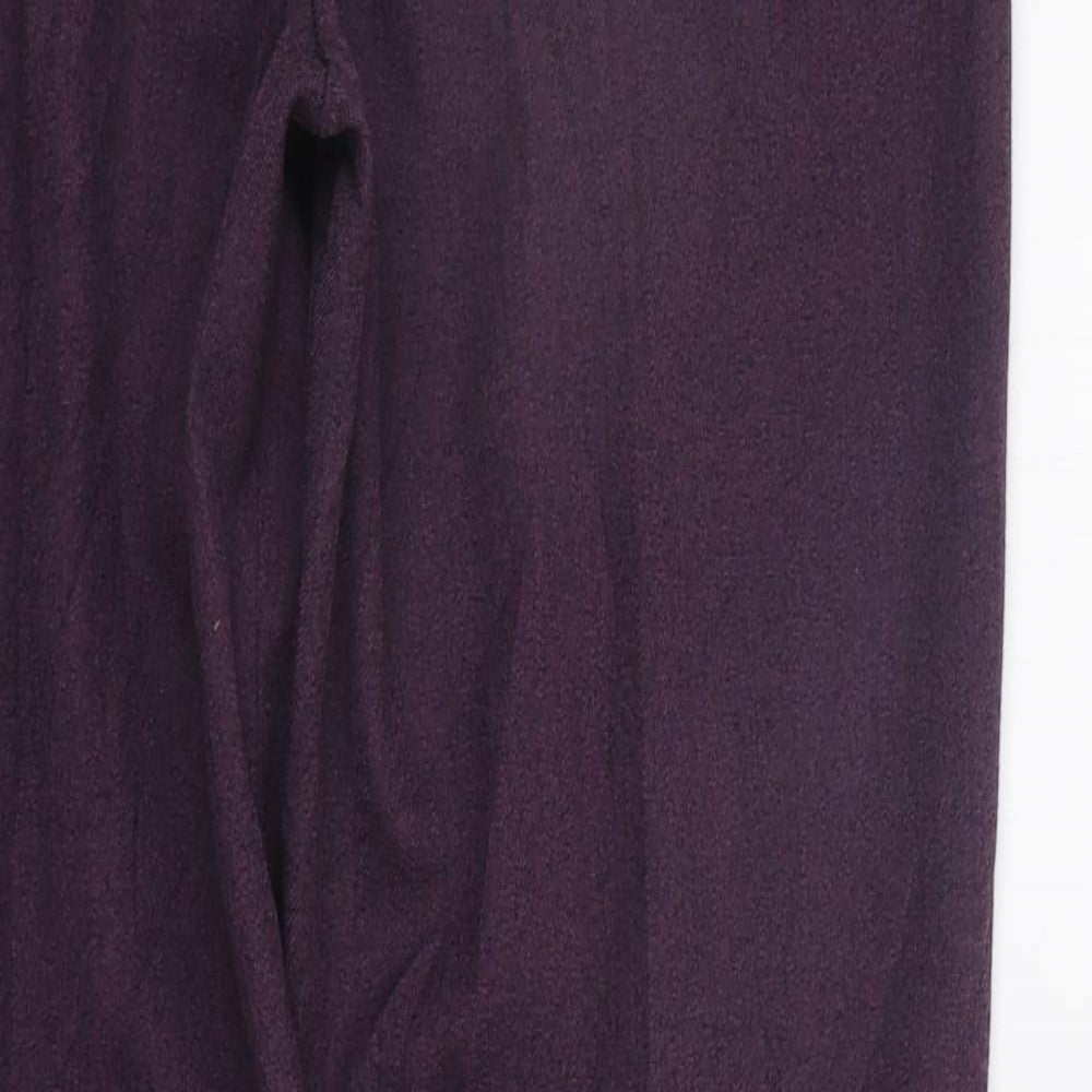 Womens UK Size 14 emma collection Regular Fit  Purple Trousers