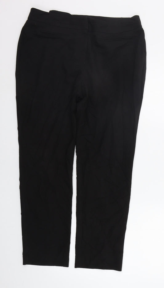 Bonmarché Womens Black   Trousers  Size 12 L25 in