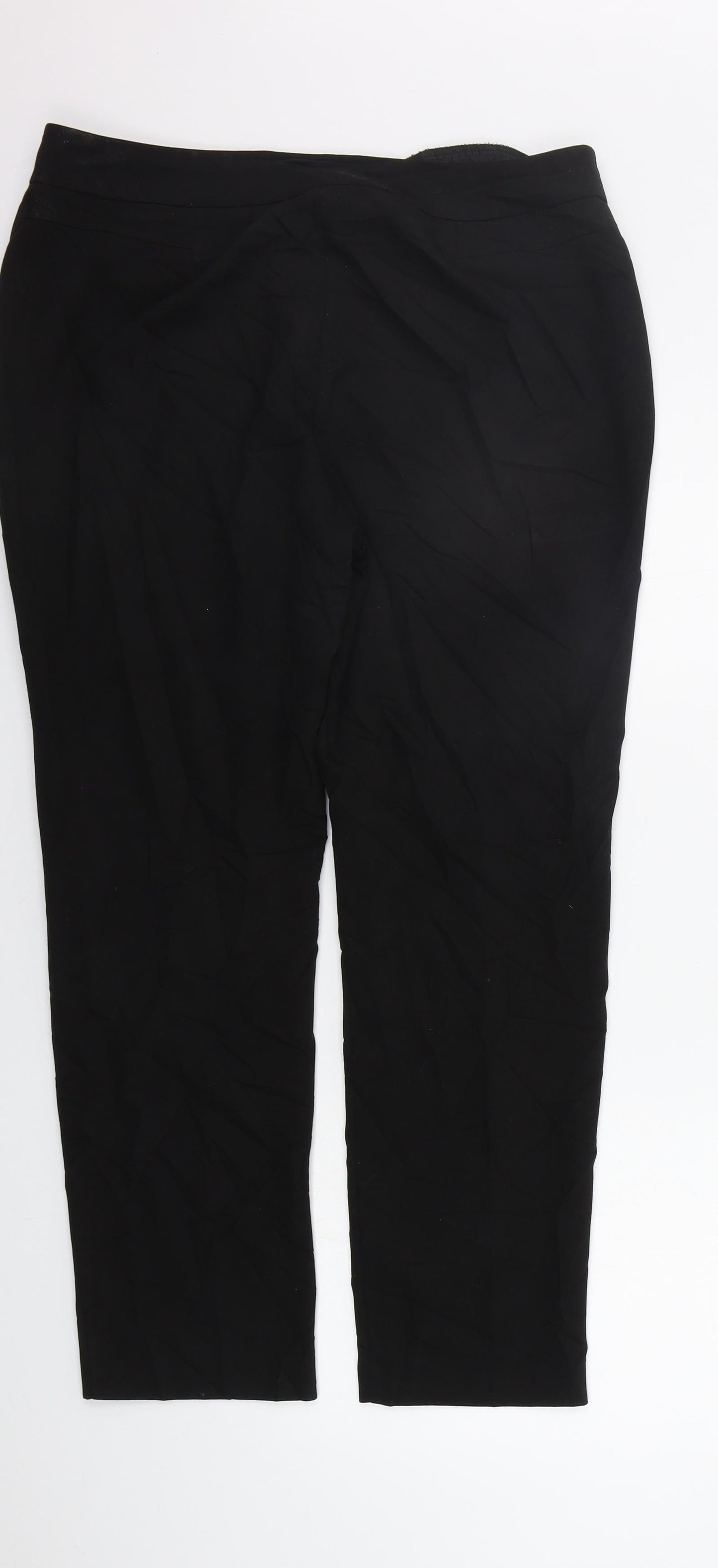 Bonmarché Womens Black   Trousers  Size 12 L25 in