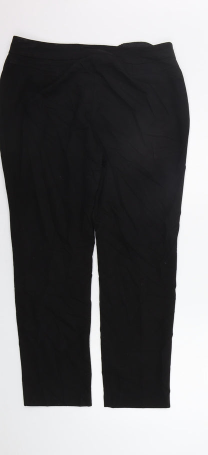 Bonmarché Womens Black   Trousers  Size 12 L25 in