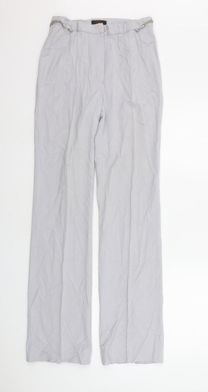 Mariella Rosati Womens Grey   Trousers  Size 8 L31 in