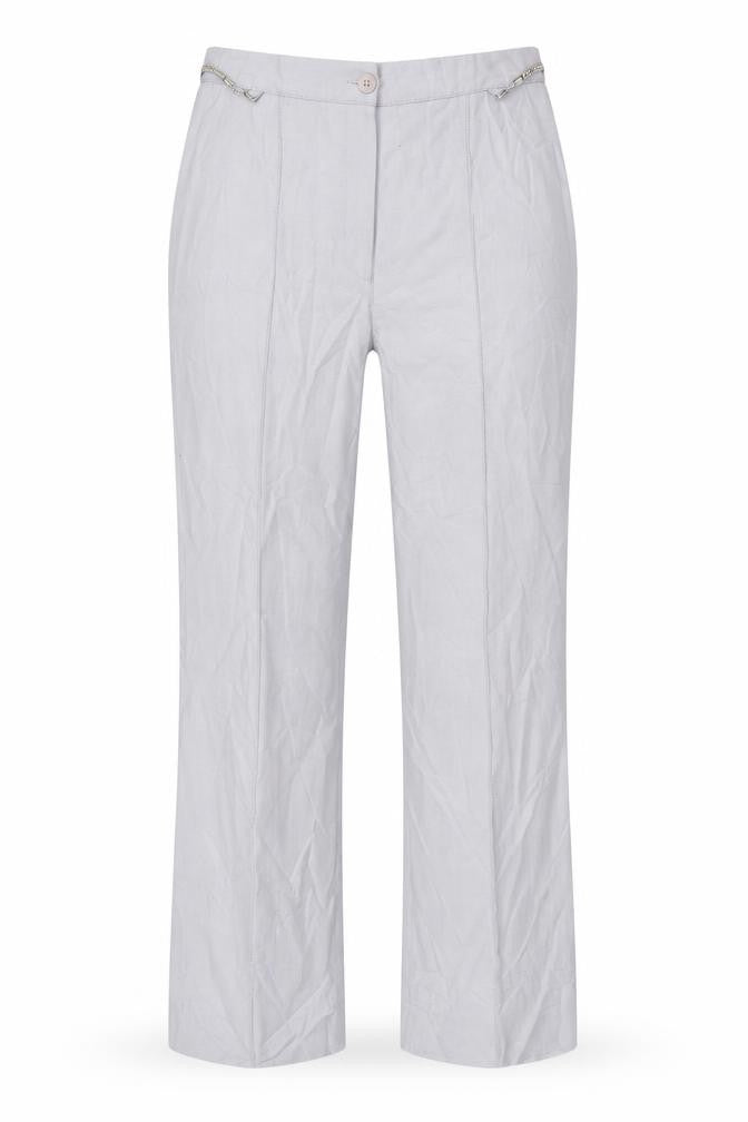 Mariella Rosati Womens Grey   Trousers  Size 8 L31 in