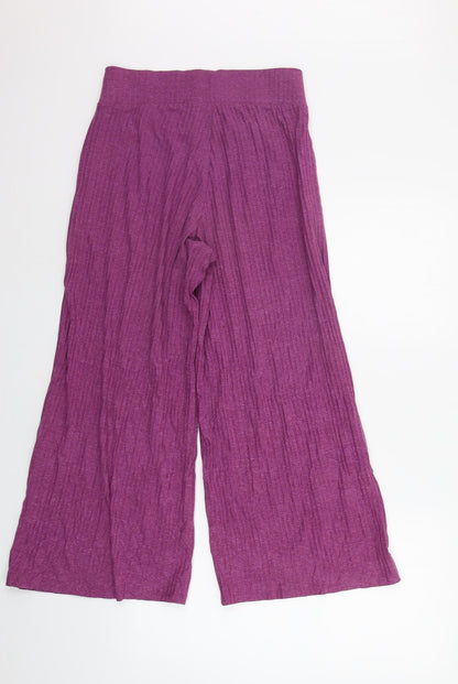 Womens UK Size 10 Marks and Spencer Regular Fit Jogger Pink Trousers