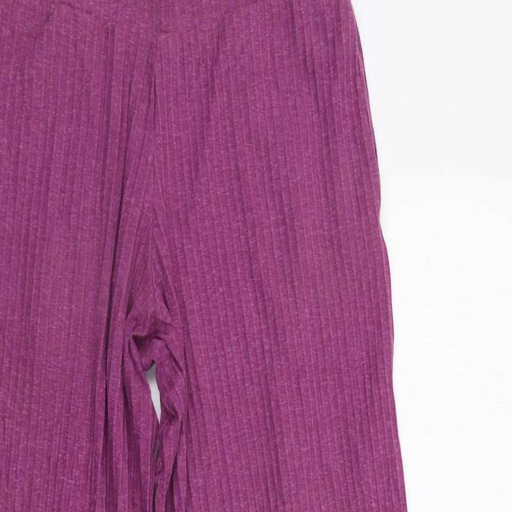 Womens UK Size 10 Marks and Spencer Regular Fit Jogger Pink Trousers