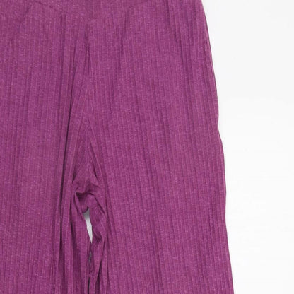 Womens UK Size 10 Marks and Spencer Regular Fit Jogger Pink Trousers