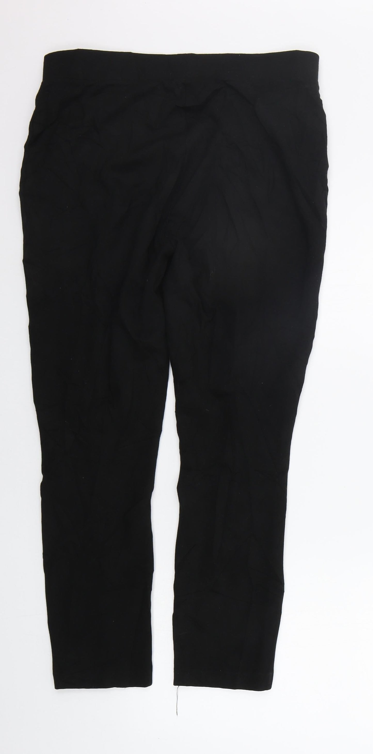 TU Womens Black   Trousers  Size 12 L25 in