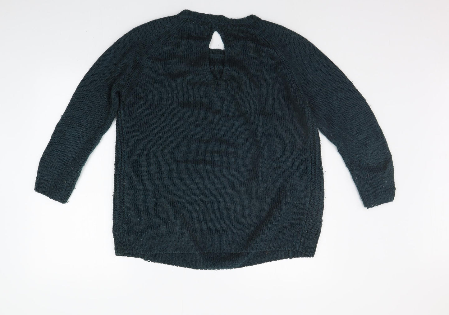 Womens UK Size S New Look Green Pullover Jumper