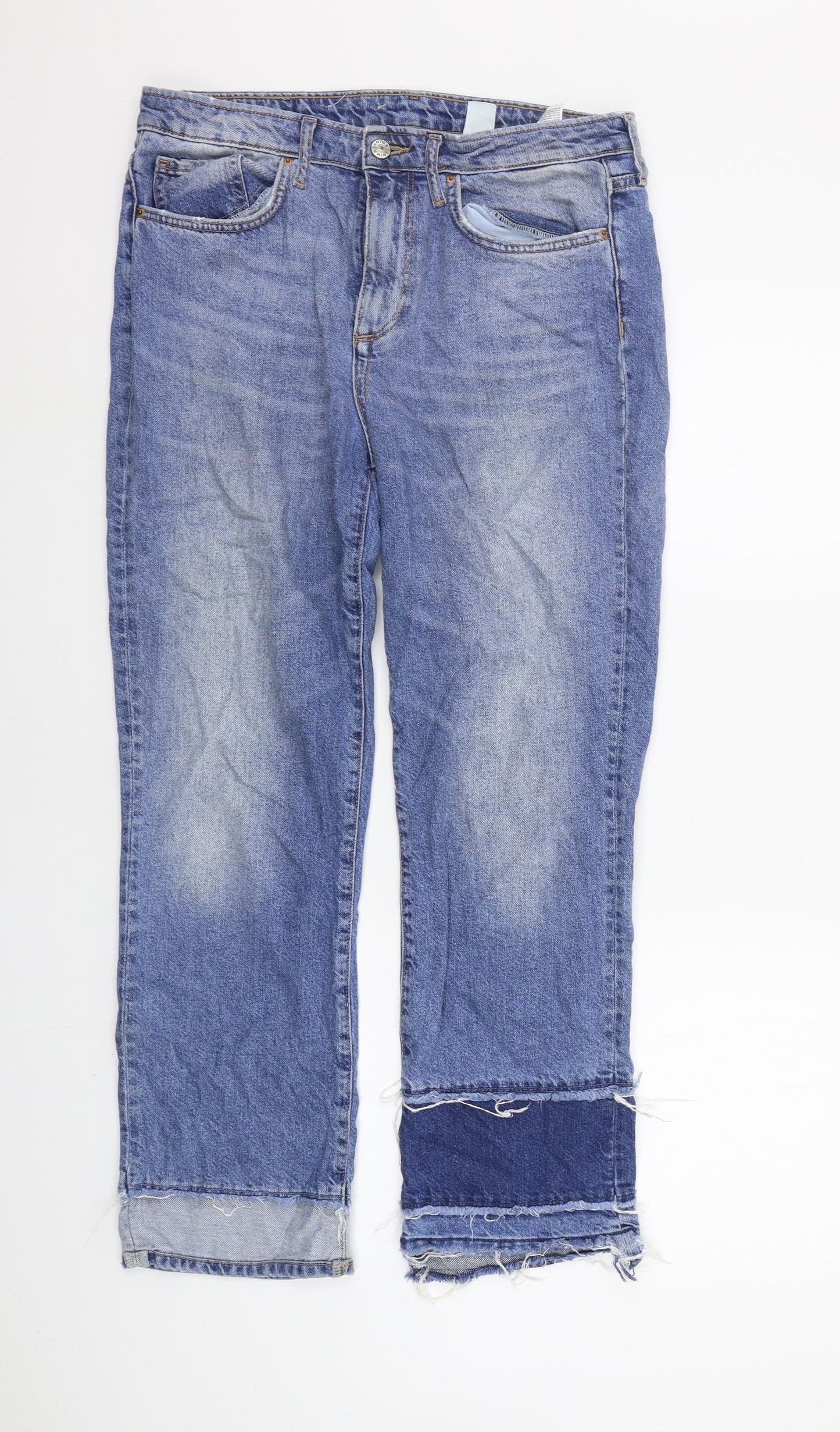 &DENIM Womens Blue   Straight Jeans Size 30 in L27 in