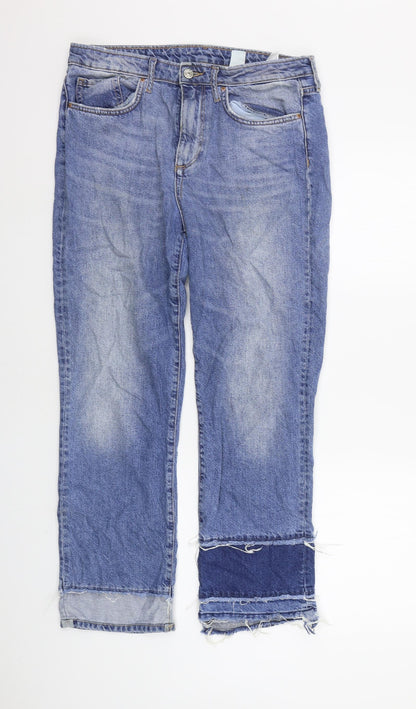 &DENIM Womens Blue   Straight Jeans Size 30 in L27 in