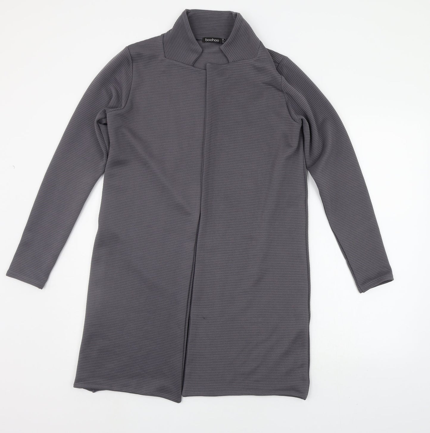 Boohoo Womens Grey   Cardigan Jumper Size 10