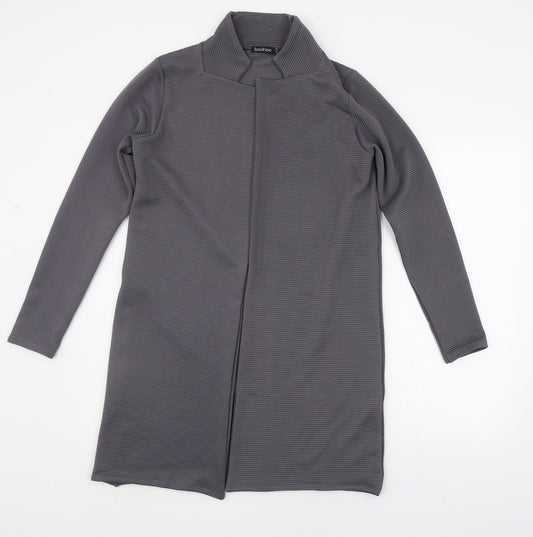 Boohoo Womens Grey   Cardigan Jumper Size 10