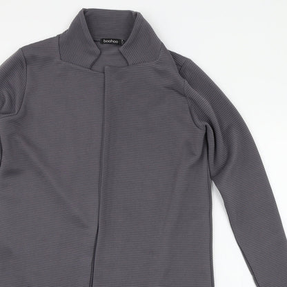 Boohoo Womens Grey   Cardigan Jumper Size 10