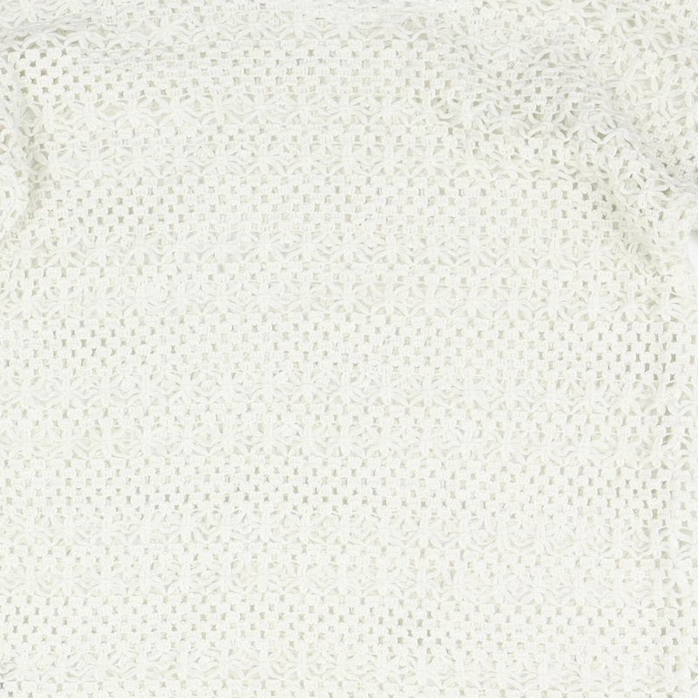Womens UK Size 6 NEXT White Pullover Jumper
