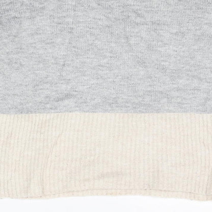 Womens UK Size S Papaya Grey Pullover Jumper