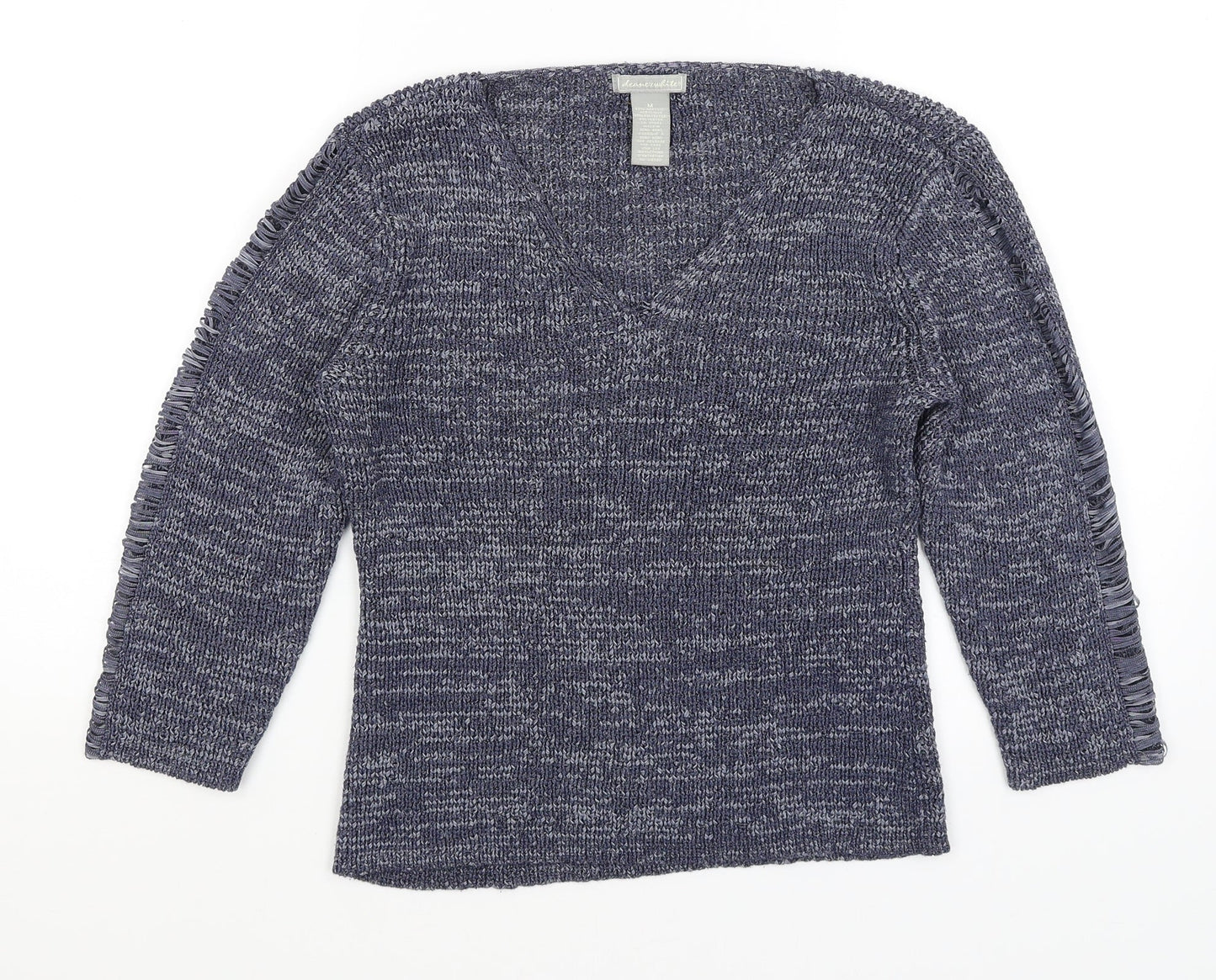 Womens UK Size M Deane & White Blue Pullover Jumper