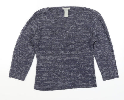 Womens UK Size M Deane & White Blue Pullover Jumper