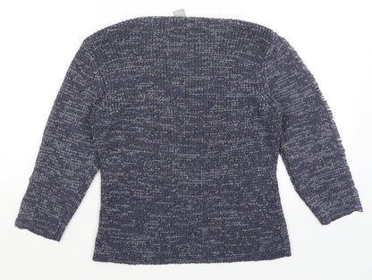 Womens UK Size M Deane & White Blue Pullover Jumper