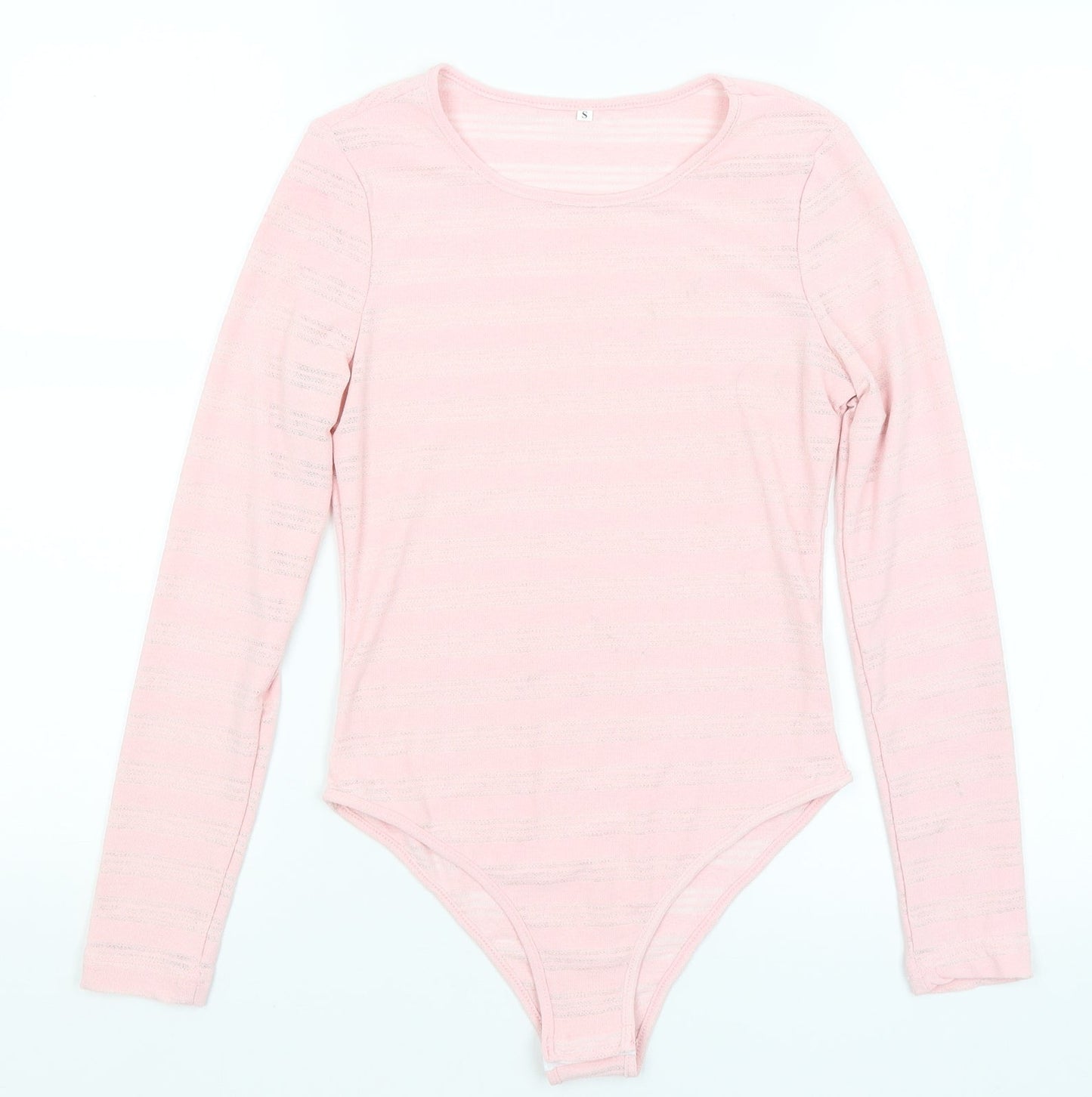 Womens UK Size S Preworn One-Piece Pink Bodysuit