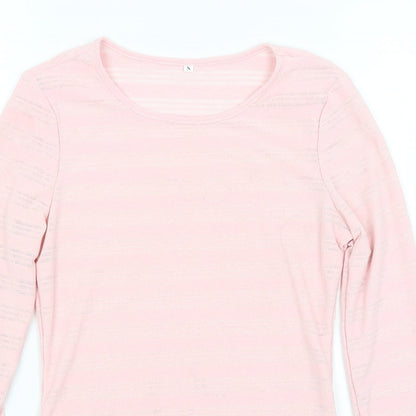Womens UK Size S Preworn One-Piece Pink Bodysuit