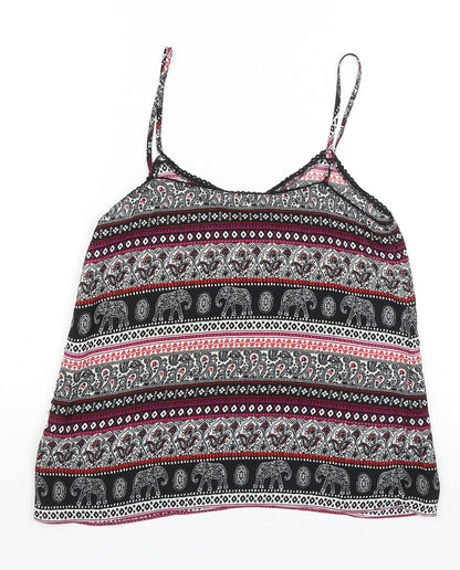 Womens UK Size 6 New Look Black Camisole Tank