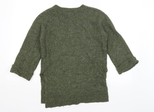 B You Womens Green   Pullover Jumper Size XS