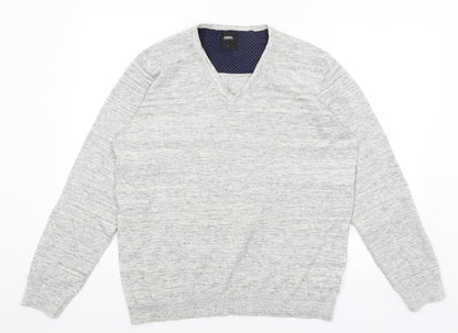 Burton Menswear Mens Grey   Pullover Jumper Size L
