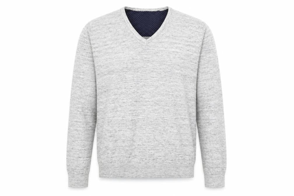 Mens UK Size L Burton Menswear Grey Pullover Jumper