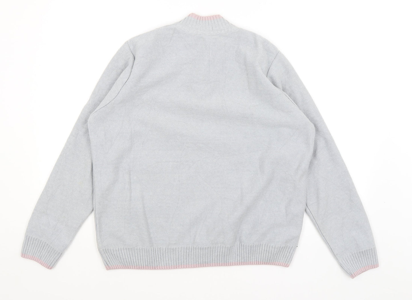 One Up Golf Mens Grey   Pullover Jumper Size M
