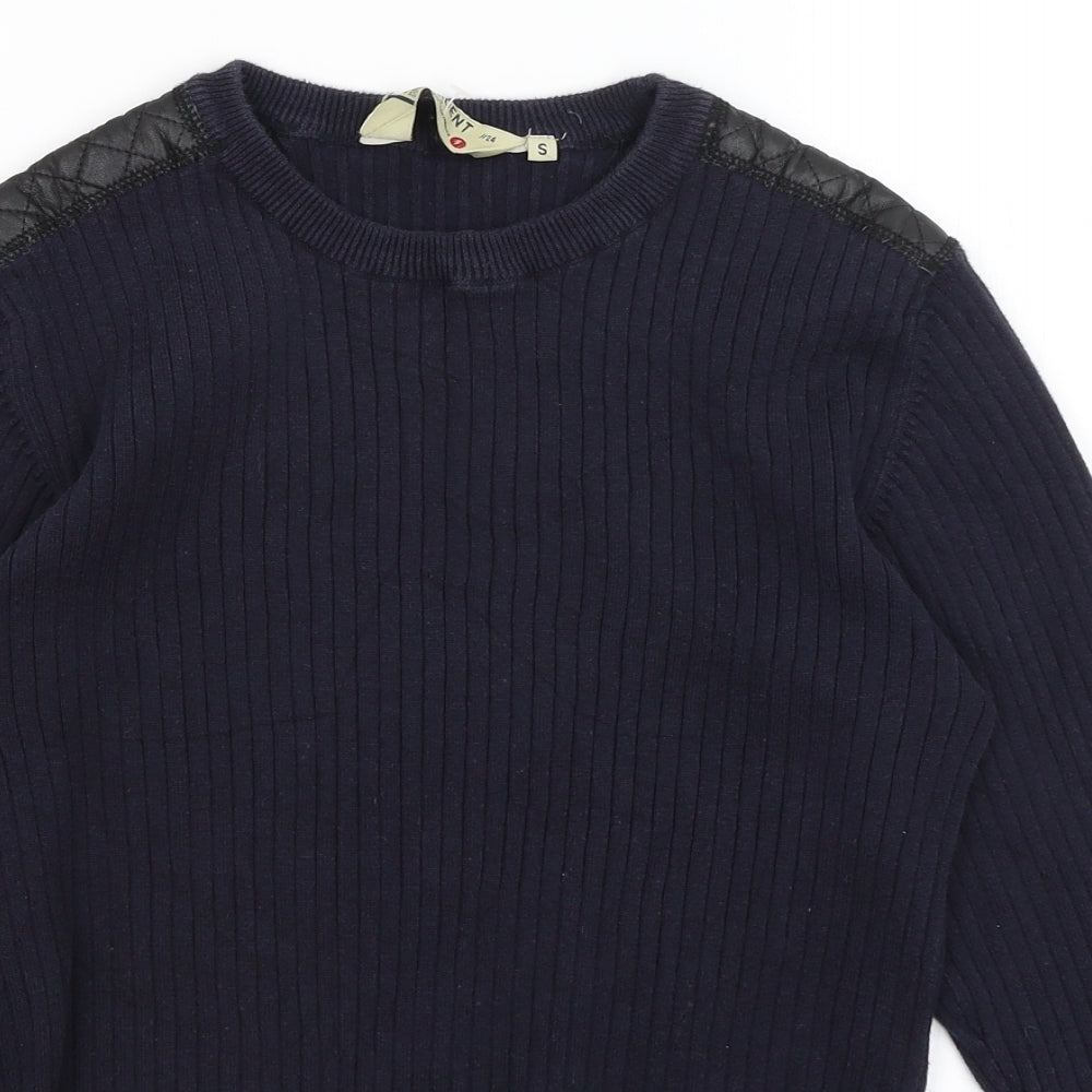 Dissident Mens Blue   Pullover Jumper Size S