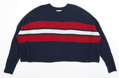 Hollister Mens Blue   Pullover Jumper Size L