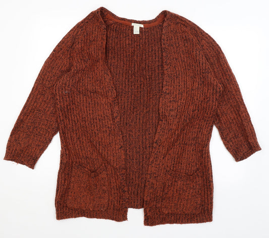 FOREVER 21 Womens Orange   Cardigan Jumper Size S