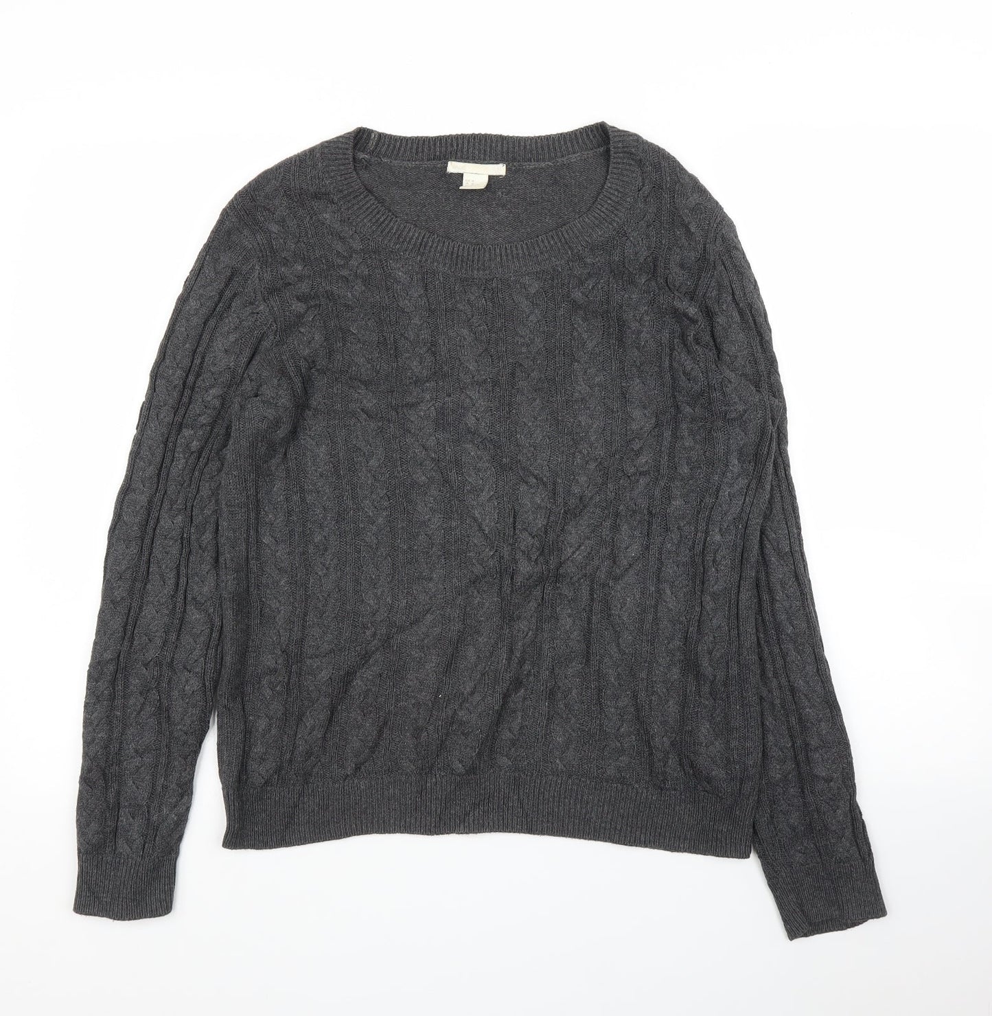 H&M Mens Grey   Pullover Jumper Size M