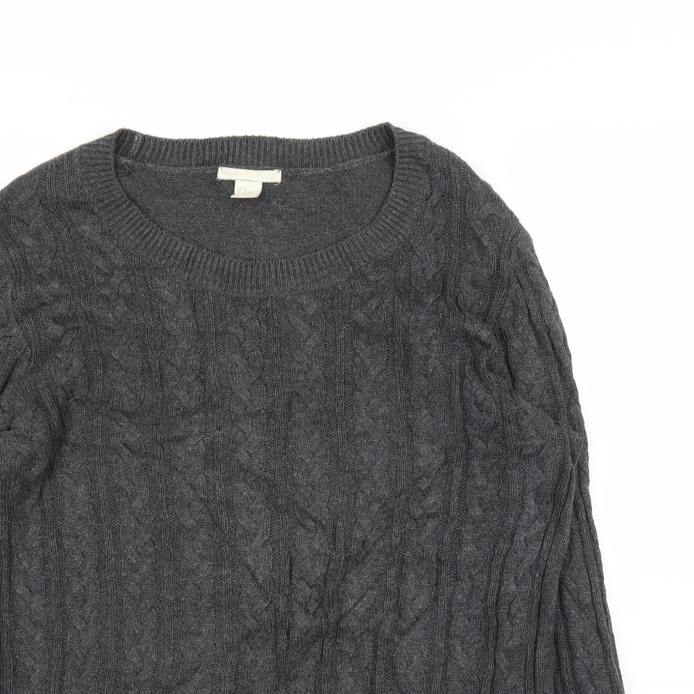 H&M Mens Grey   Pullover Jumper Size M