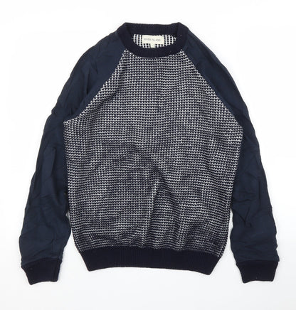 River Island Mens Blue   Pullover Jumper Size S