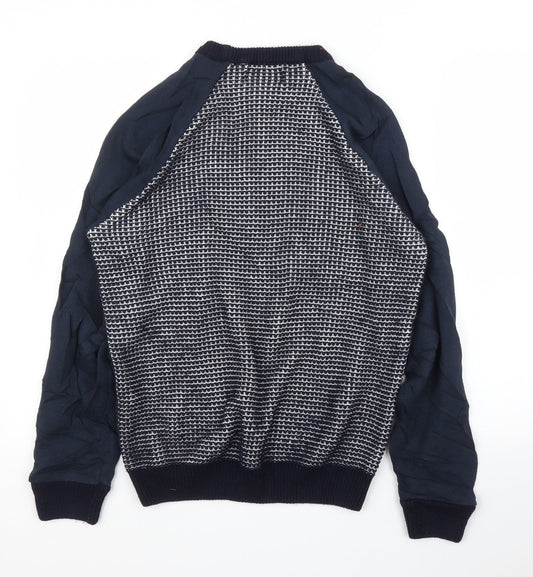 River Island Mens Blue   Pullover Jumper Size S