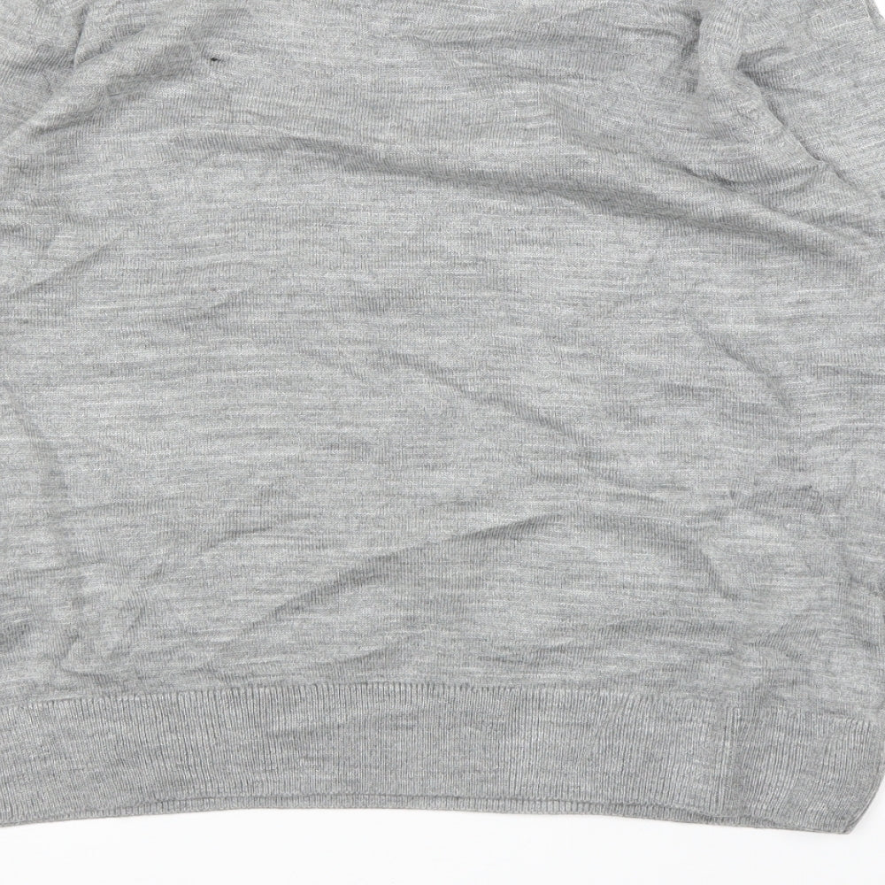 Womens UK Size M M&S Grey Pullover Jumper