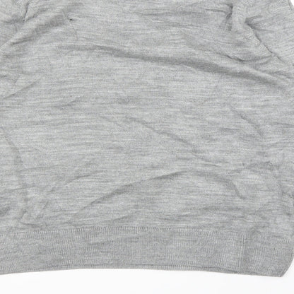 Womens UK Size M M&S Grey Pullover Jumper