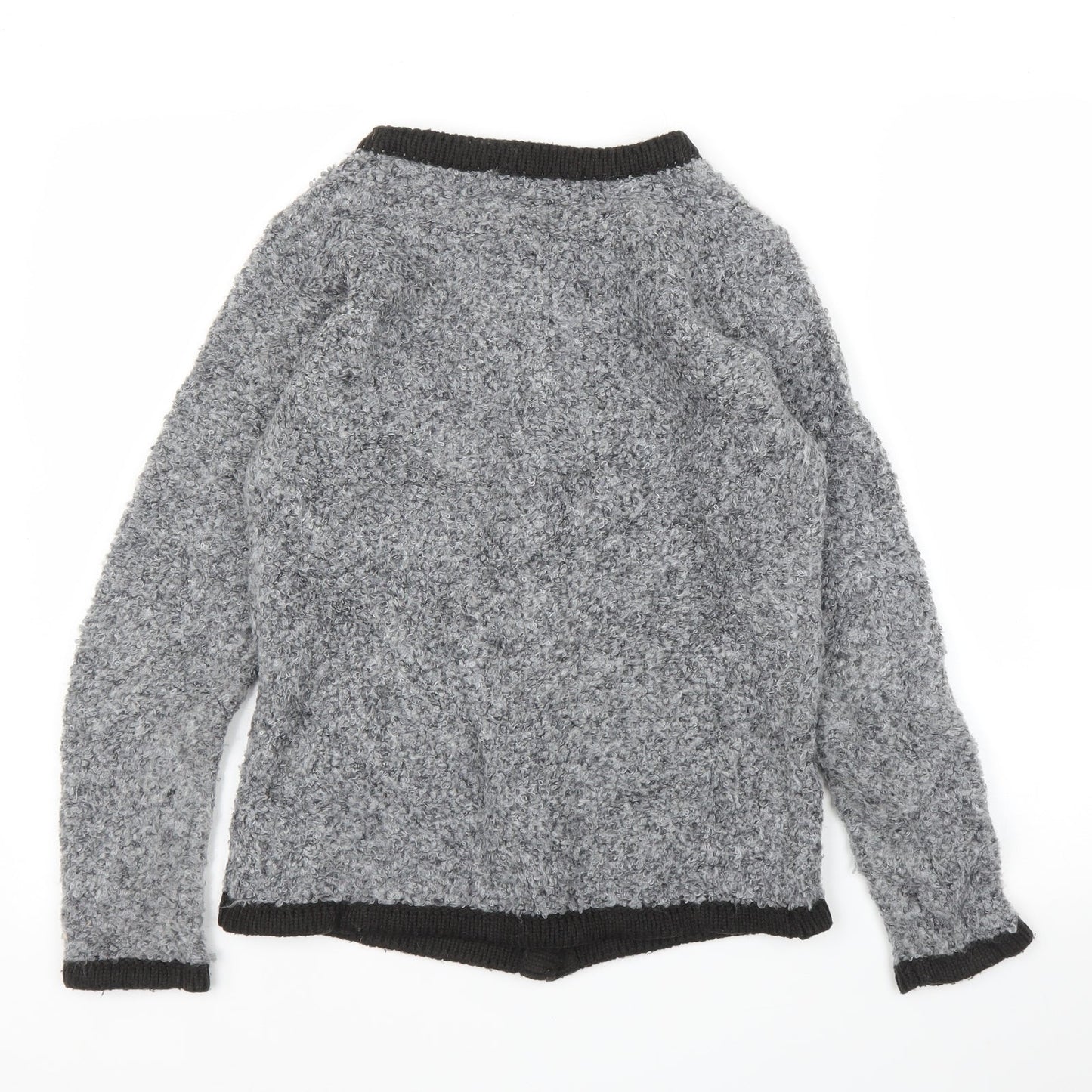 EWM Womens Grey   Cardigan Jumper Size S