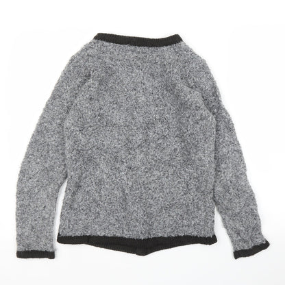 EWM Womens Grey   Cardigan Jumper Size S