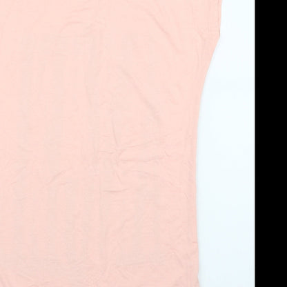Elisa Immagine Womens Pink  Rayon Basic Blouse Size S