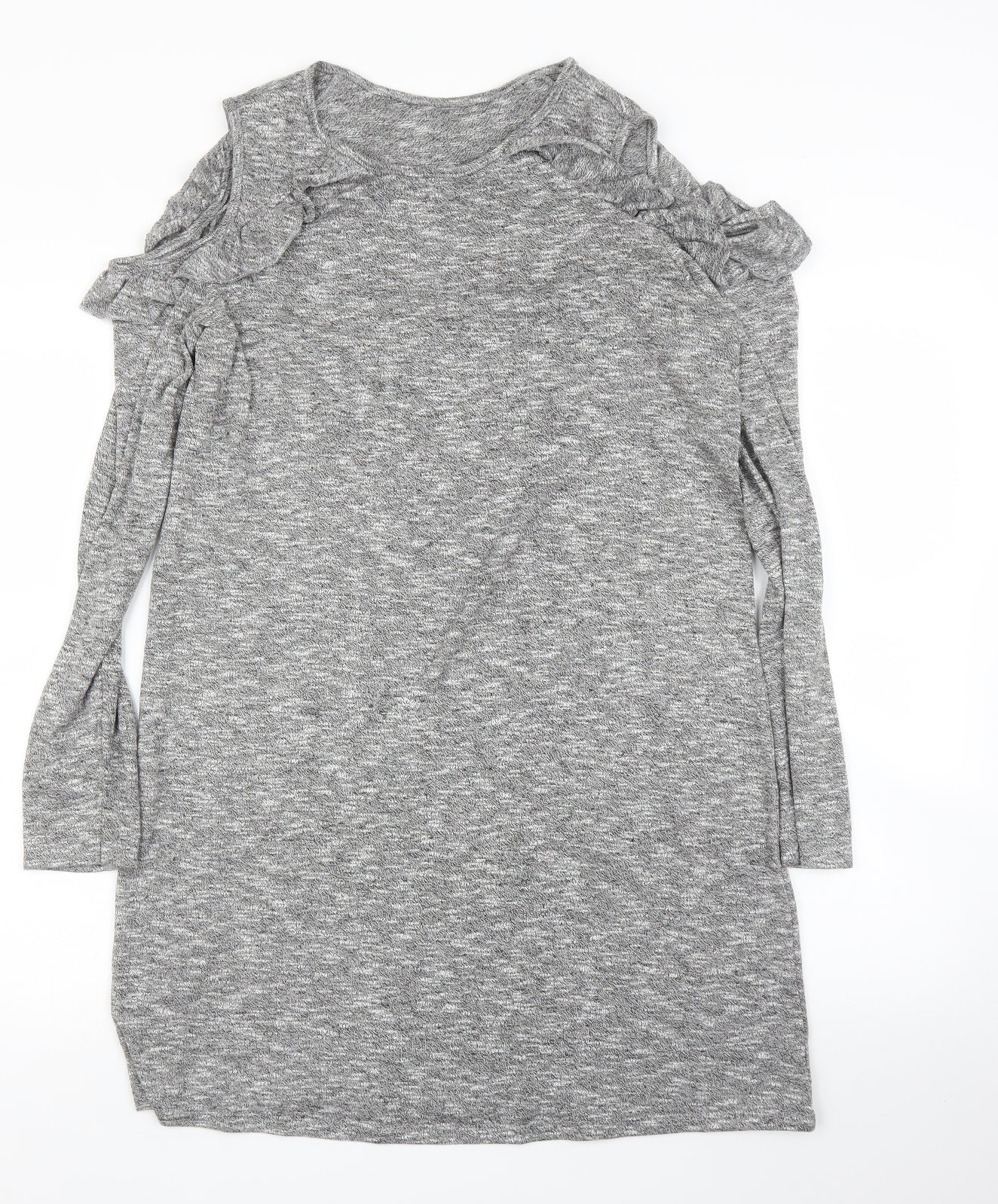Preworn Womens Grey   Jumper Dress  Size L