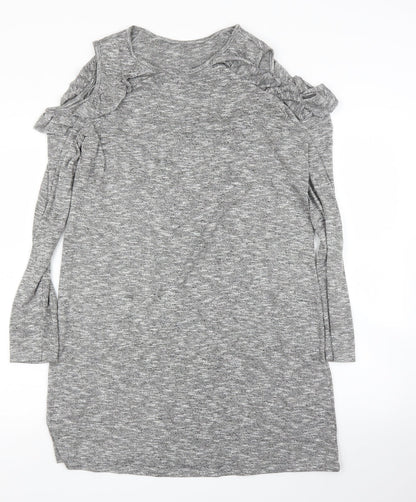 Preworn Womens Grey   Jumper Dress  Size L